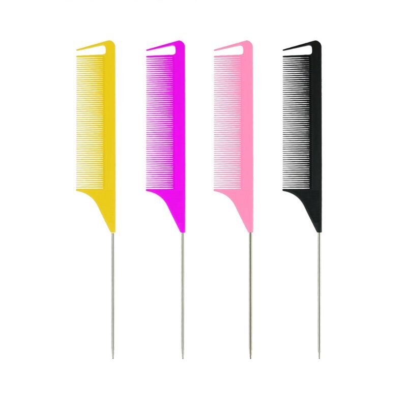 Hair Dye Comb One-way Weave Highlighting Foiling Sectioning Highlight Hairdressing Combs and Brand