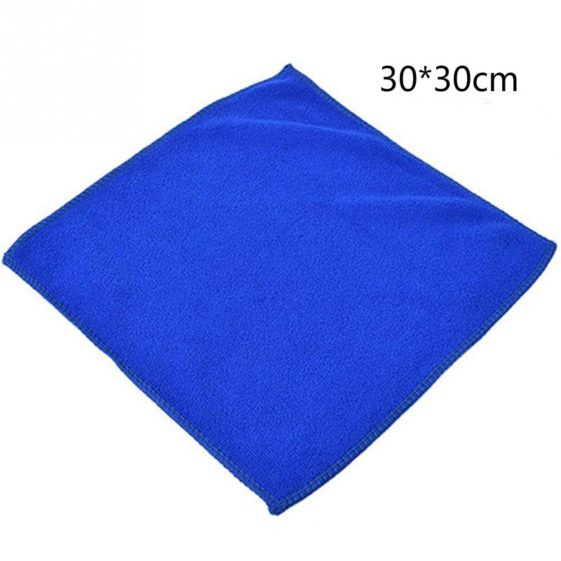 Toallitas de microfibra para limpieza de automóviles, trapo de limpieza suave de 4 Uds./2 uds., trapo de microfibra para limpieza del coche, de 30*30cm