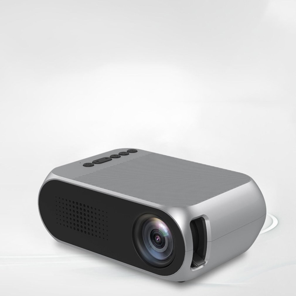 Yg320 mini projektor fuld  hd 1080p 3d multimedia ledet hjemmebiograf support af hdmi u-disk tf-kort videoprojektor