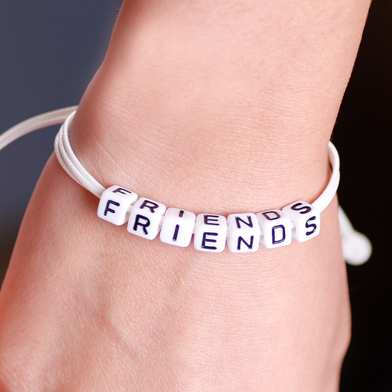 2 Delige Set Van Zwart En Wit Lederen Touw Beste Vriend Armband Sieraden Mannen En Vrouwen Vriendschap Hand keten