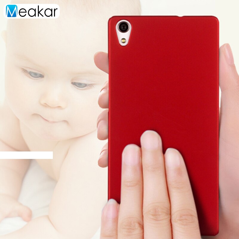 Capa de plástico fosco coque 5.0for huawei p7 caso para huawei ascend p7 dupla P7-L10 P7-L00 P7-L05 telefone volta coque capa caso