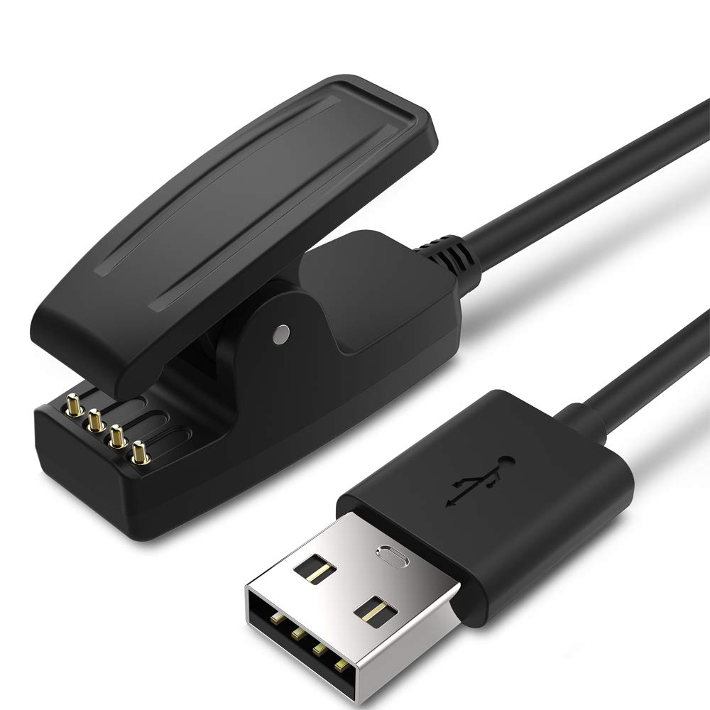 Ladekabel dataklemme holder oplader 5v til garmin forerunner 235 630 230 735xt 35/30 ur til vivomove hr/approach  s20: Default Title