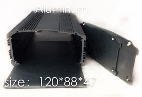 Aansluitdoos, Koeldoos, Elektronische Behuizing, Aluminium Behuizingsdoos, Gedrukte Circuitkaart, Sleuftype Elektronische Bedrading Box voor Circuit Board 55x106x160mm