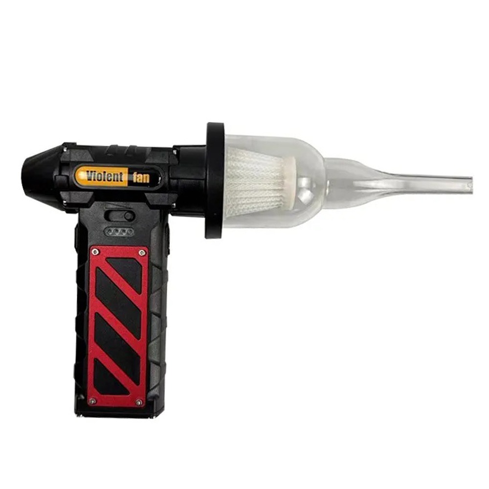 mini turbodmuchawa o prędkości 110000 obr./min, akumulatorowa, bezprzewodowa, elektryczna, o dużej mocy, z regulacją prędkości, mocna dmuchawa powietrza.: Złota