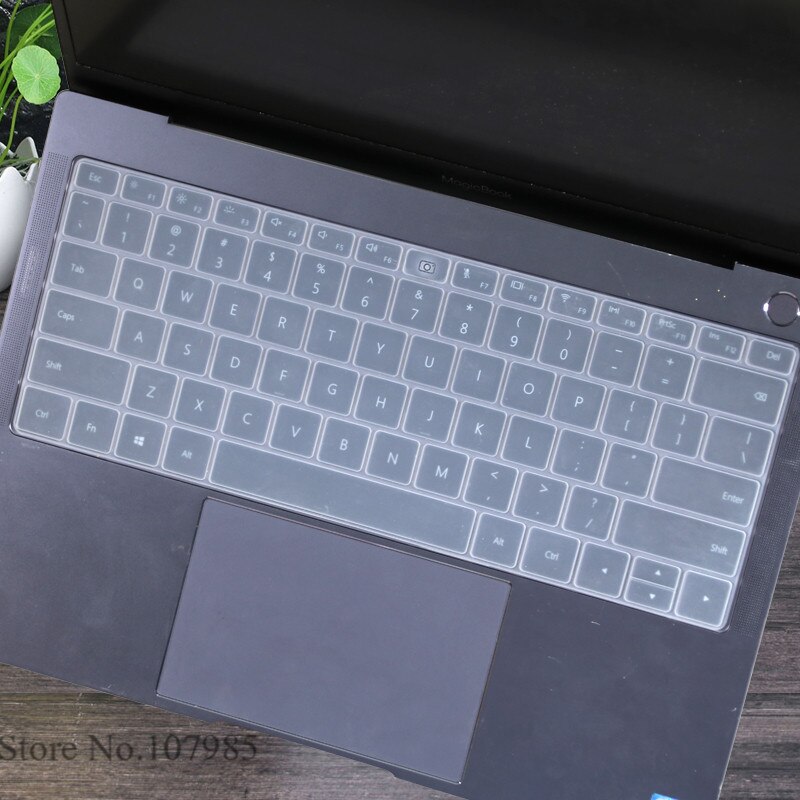 Silicone Laptop Keyboard Cover Skin Protector Film For Huawei MateBook D 15 AMD Ryzen 15.6 inch for Huawei Mate Book D15: Clear