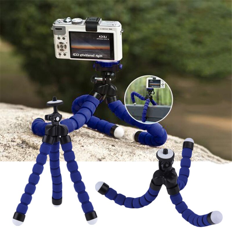 Mini Flexibele Spons Octopus Statief voor iPhone Samsung Xiaomi Huawei Mobiele Telefoon Smartphone Statief voor Gopro Camera DSLR Mount