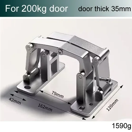 Stone door hinge Fire hydrant heavy-duty invisible door concealed door stainless steel folding hinge fire box