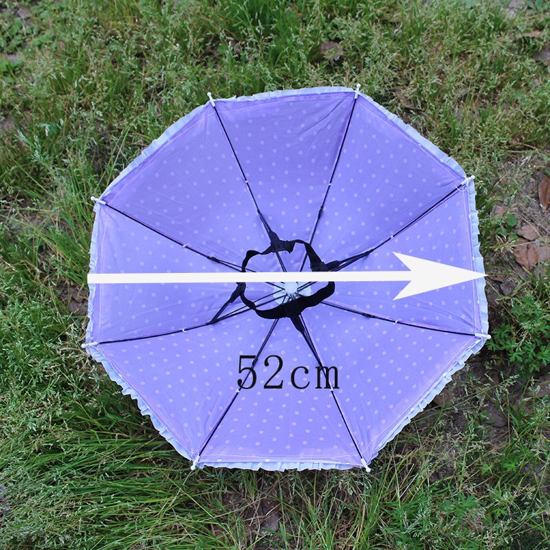 YADA Headwear Kappe Kopf Hüte Tragbare Kopf Regenschirm Hütte Angeln Kappen Punkt Spitze Regenschirm Sport Kappe Handarbeit draussen Regenschirm YD153