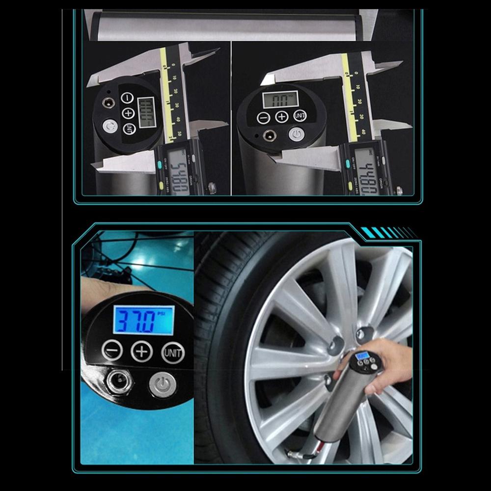 Smart USB Wireless Digital LED Car Air Compressor Pump Handheld Auto Bicycle Tire Inflator Electric Air Pump