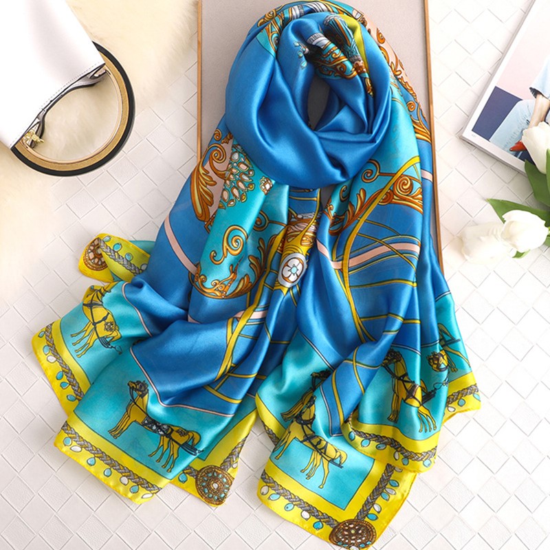 Spring and summer lady Superior scarves print Shaw... – Vicedeal