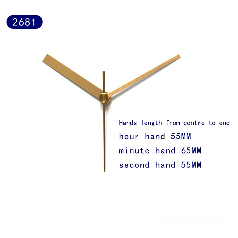 Skp schacht klok wijzers 2681# goud (alleen wijzers) metaal aluminium diy wijzers kwarts klok accessoire diy klok kits