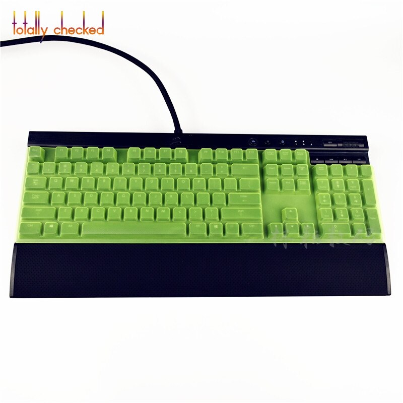 Protecteur de peau de couverture de clavier de Silicone pour le clavier mécanique de jeu de Corsair K70 RAPIDFIRE rvb RAPIDFIRE K70 LUX/LUX rvb: yellow