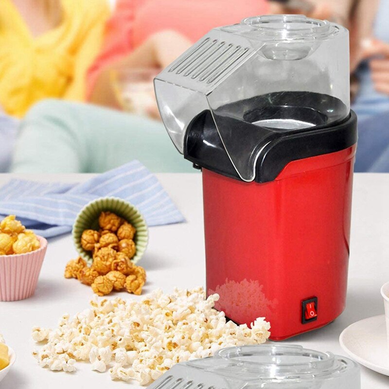 Máquina eléctrica para hacer maíz, Mini maíz rápido por aire , fabricante de bocadillos de maíz para el hogar, familia, , enchufe de EE. UU.