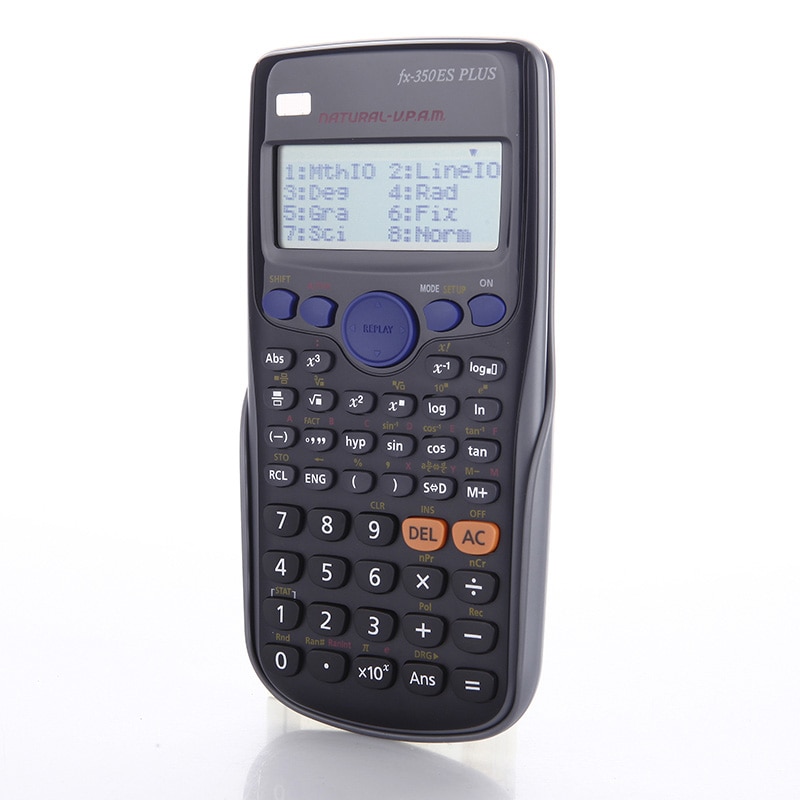 FX-350ES PLUS-calculadora de examen para estudiantes, dispositivo multifuncional con función científica, sin texto, para ingeniería y finanzas