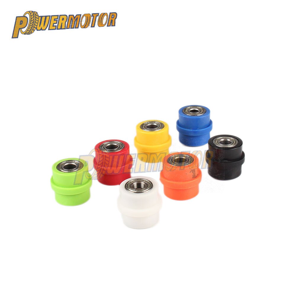 Moottoripyörä 8mm 10mm ketju rullan kiristin hihnapyörä pyörän liukusäädin pit maastopyörä katu enduro moottoripyörä motocross atv cr
