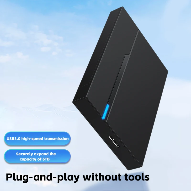 Boîtier de disque dur externe pour ordinateur portable, USB 3.0, 2.5 pouces, support 6Gbps, mobile, SSD, SATA