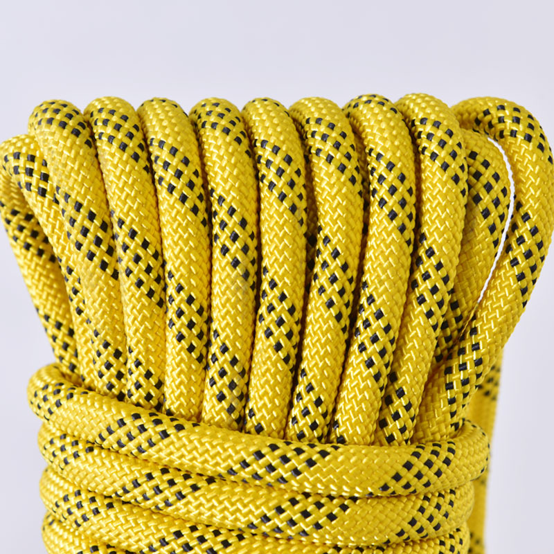 10mm 10/20/30m Climbing Rope Hook High Strength Emergency Safety Hiking Rope Camping Rescue Rope Outdoor Survival Tool