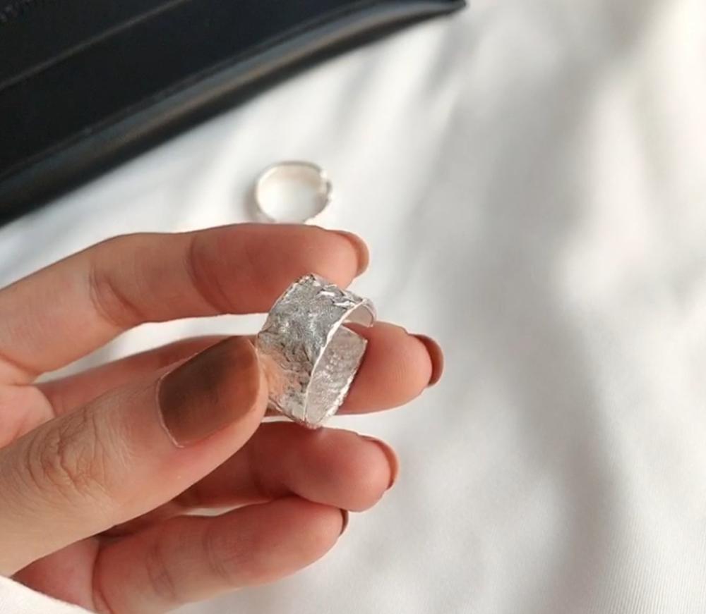 Xiyanike förhindra allergi 925 sterling silver parringar trendiga minimalistiska geometriska handgjorda smycken bröllopstillbehör: Vrs 2147