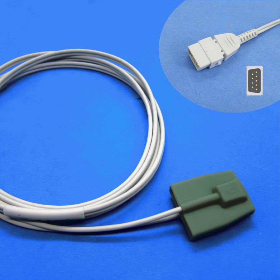 Long cable AWT adult finger clip spo2 sensor for BCI 3300 3401 patient monitor: child silicone