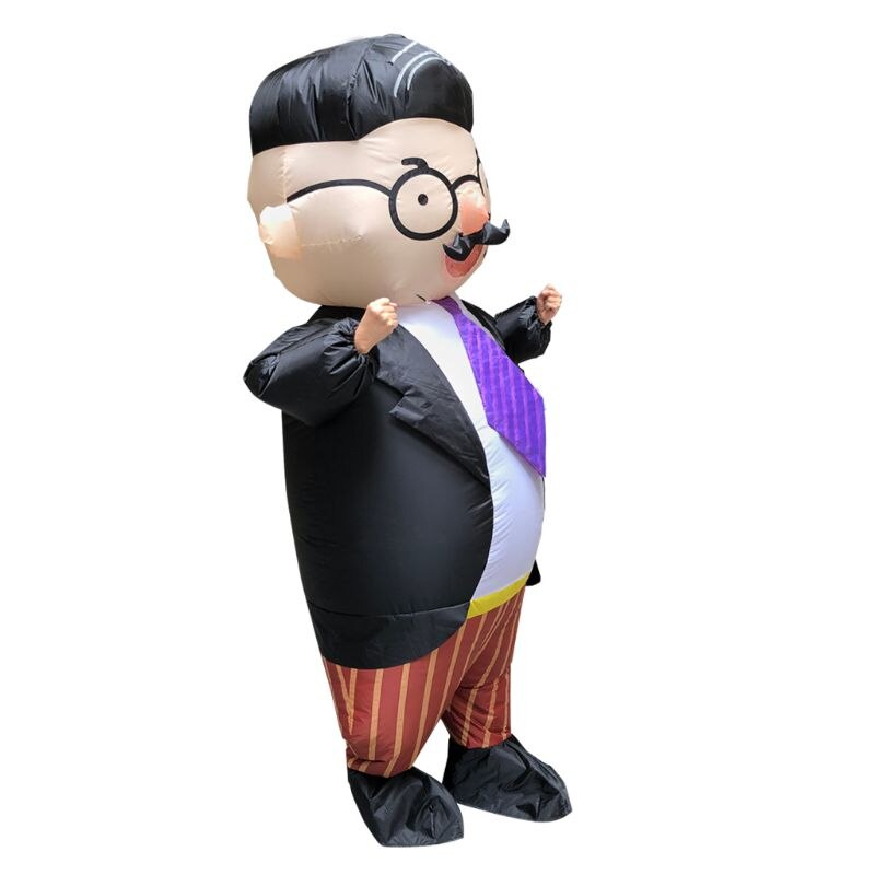 Handsome Man Inflatable Costume for Adults Funny Annual Meeting Cosplay Outfit K1MA