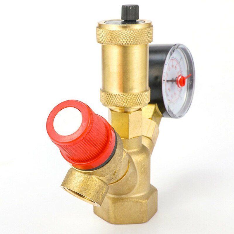 Boiler relief valve brass adjustable angle pressure relief valve pump