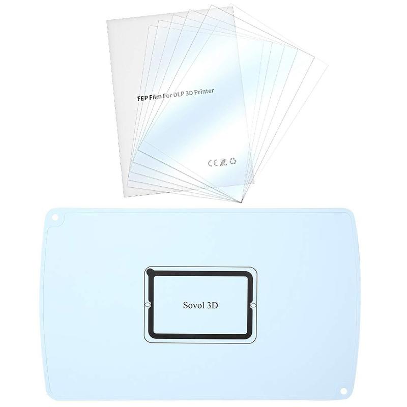 SOVOL 5Pcs FEP Release Film alta resistenza alla trasmissione 200x140mm per LD002R LCD SLA Resin Photon DLP stampante 3D