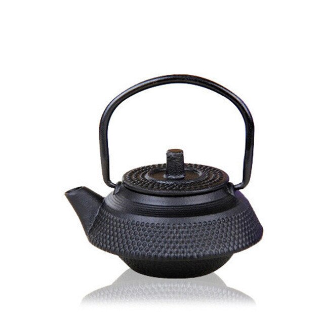 Mini théière petits pots en fonte | Petit thé en or, bouilloire en fer décoré d&#39;animaux, Pot en or, théière japonaise de thé: E