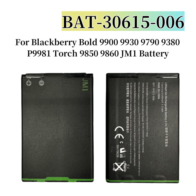 Battery BAT-30615-006 For Blackberry Bold 9900 9930 9790 9380 P9981 Torch 9850 9860 JM1 Battery