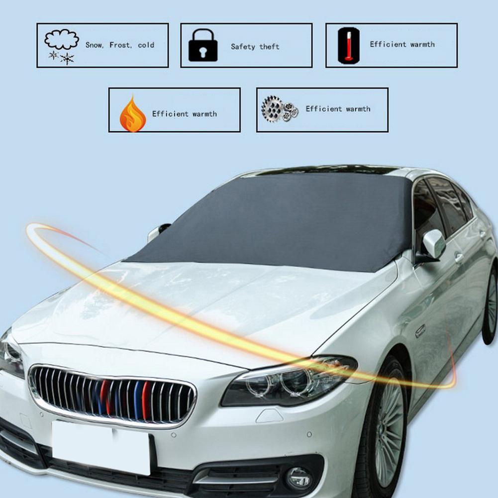 Magnetische Auto Auto Fenster Windschutzscheibe Schnee Abdeckung Eis Frost Haube Sonnenschirm Schutz