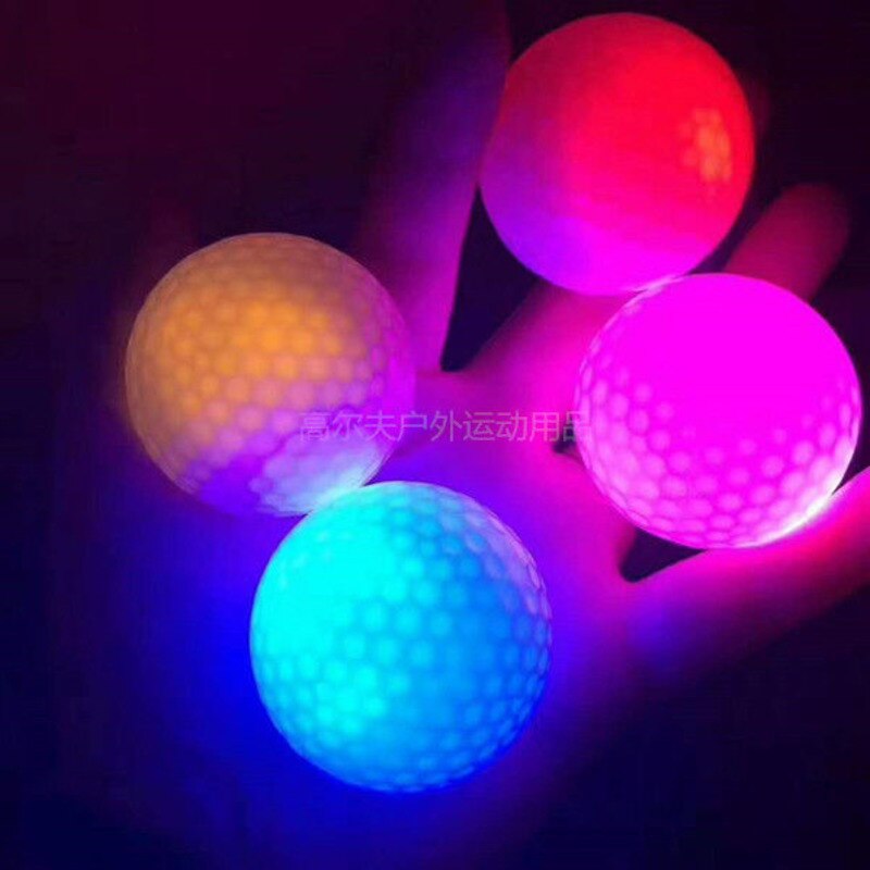 Waterproof Led Golf Ball 5 pcs/pack for Night Training High Hardness Material for Golf Practice Balls The Newest