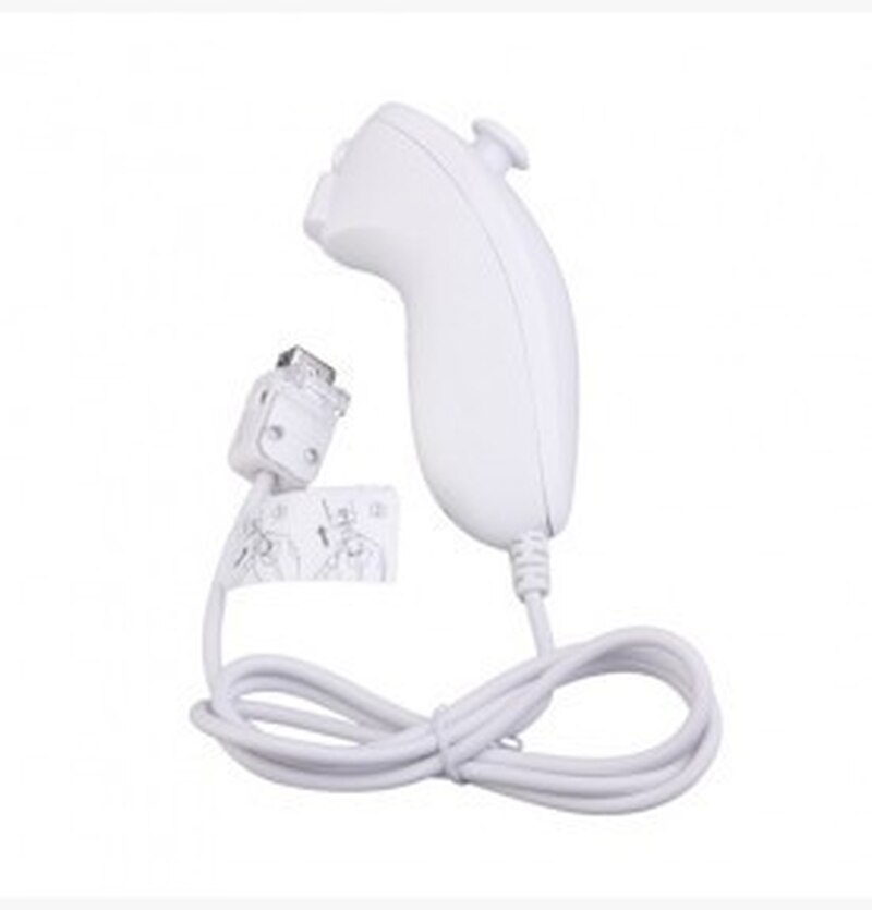 2 In 1 Wireless Remote Controller for Nunchuk Nintendo Wii Built-in Motion Plus Gamepad with Silicone Case Motion Sensor
