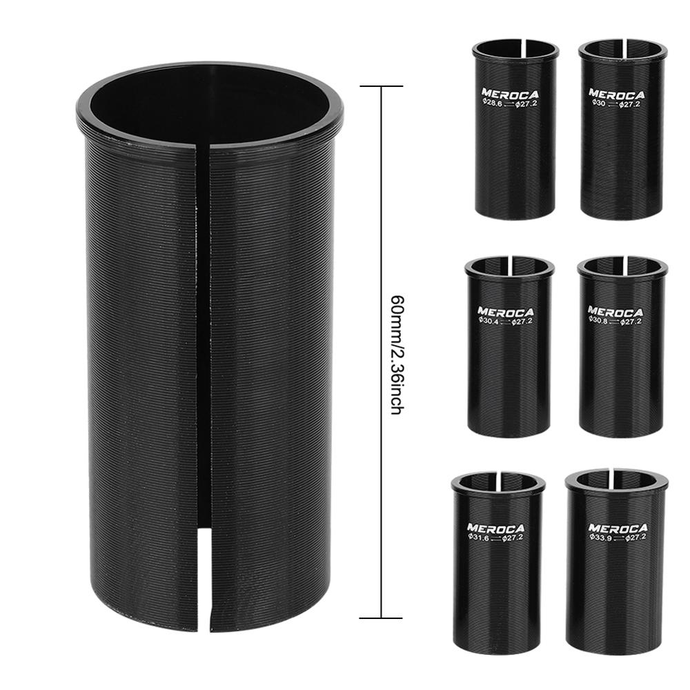 Bike Seatpost Tube Adapter Aluminum Alloy Bicycle Seat Post Tube Seatpost Reducing Sleeve Adapter 27.2mm to 28.6/30/30.4/30.8/31