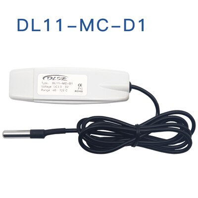 DL11-MC serial port USB temperature sensor MODBUS transmitter Industrial waterproof and dustproof High precision probe: DL11-MC-D1