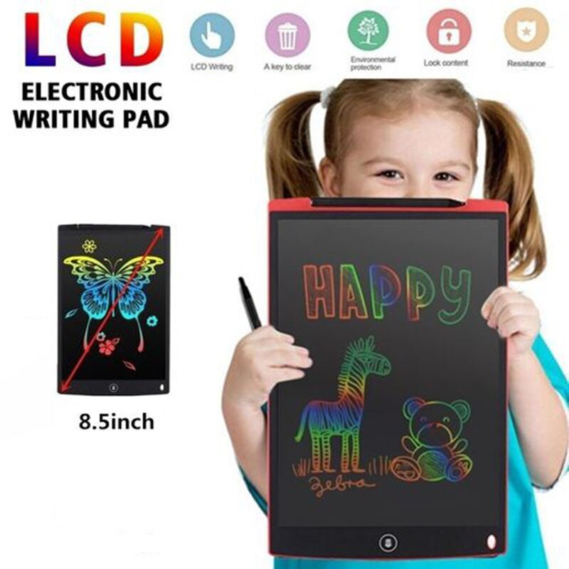 8.5Inch Electronic Drawing Board LCD Screen Colorful Writing Tablet Digital Graphic Drawing Tablets Handwriting Pad Board+Pen