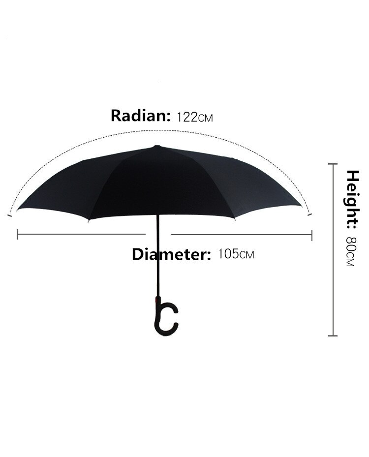 Windproof Women Sun and Rain invertido Paraguas Man Umbrellas C Handle Parapluie Reverse Umbrella Inverted Anti UV Umbrella
