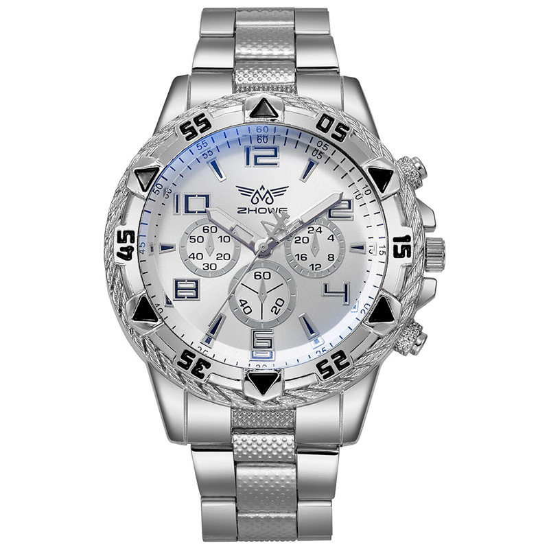 Herenhorloges Luxe merkhorloges voor heren Mode Luxe eenvoudig polshorloge Zakelijk Volledig stalen sport Mannelijke klok