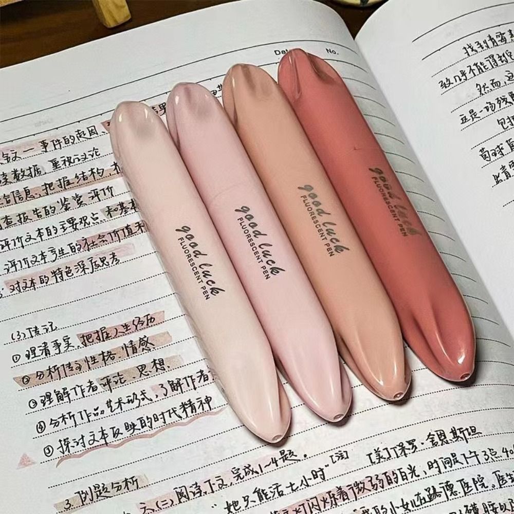 4 culori/set morandi color evidențiatoare morandi cu cap dublu markere cu puncte cheie stilou fluorescent instrumente graffiti