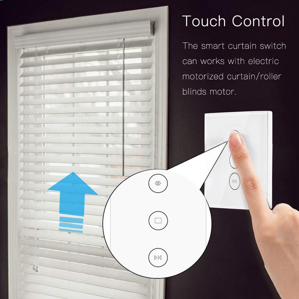 Smart WiFi Switch for Electric Motorized Curtain Blind Roller APP Voice Control App Remote Control Mobile Phone After Pairing