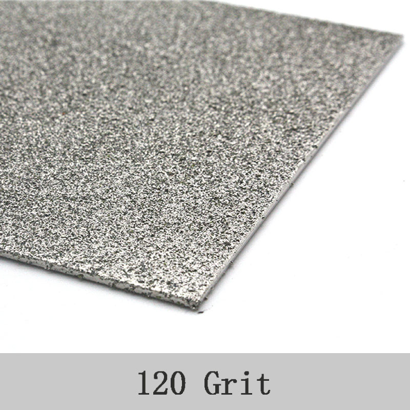 Knife Sharpener 80 Grit Thin Diamond Knife Sharpening Whetstones Polishing Plate Grinding Disc Abrasive Stones: Brown