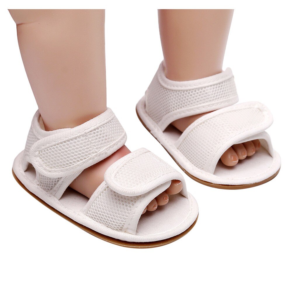 Babyschoenen peuters baby's baby meisjes eerste loopschoenen vrijetijdsschoenen open teen: Wit / 11