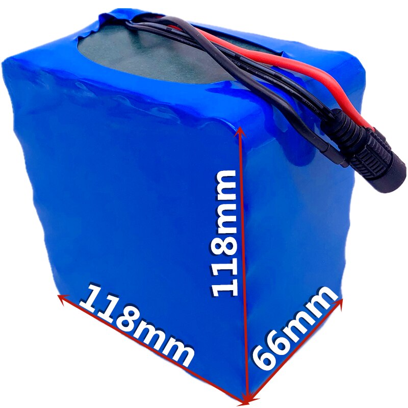 6S6P 24V 36Ah 25.2V lithium battery pack batteries for electric motor bicycle ebike scooter wheelchair cropper with BMS+ charger