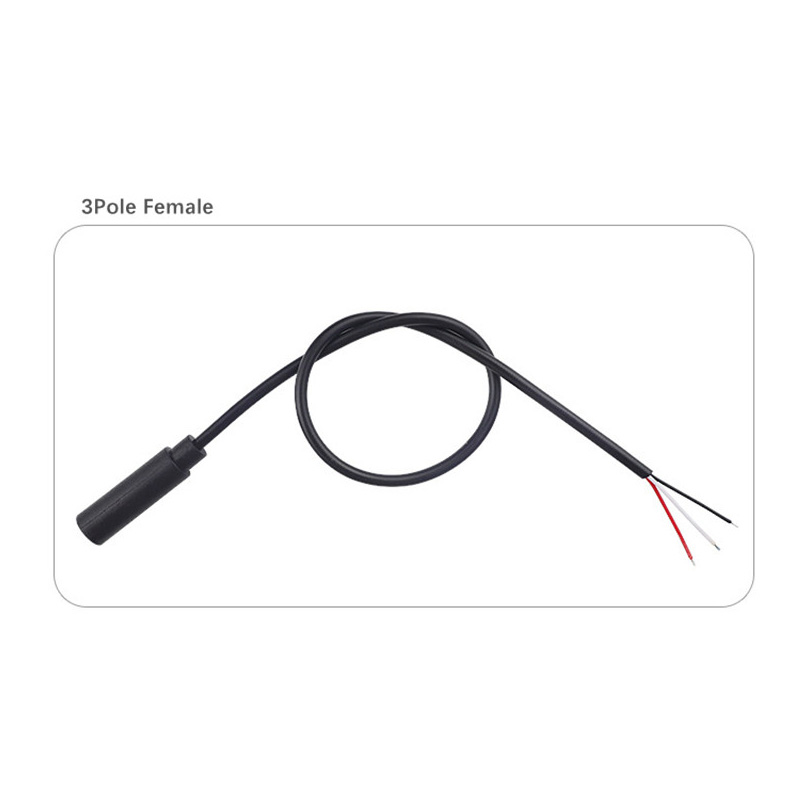 3.5mm 3 Pin 4 Pin Core Male Female Aux Connector 0.3m 1m Audio Extension Cable Aux Head Line 3.5mm Stereo Diy Audio Wire: black / <=0.5m