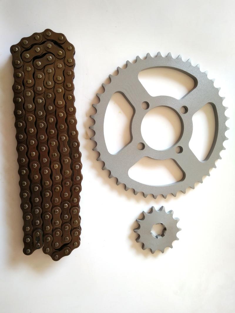 Motorcycle Accessories for Suzuki AX100 Set Chain 100cc Sprocket Jincheng AX100 Small Teeth / Big Teeth / Chain