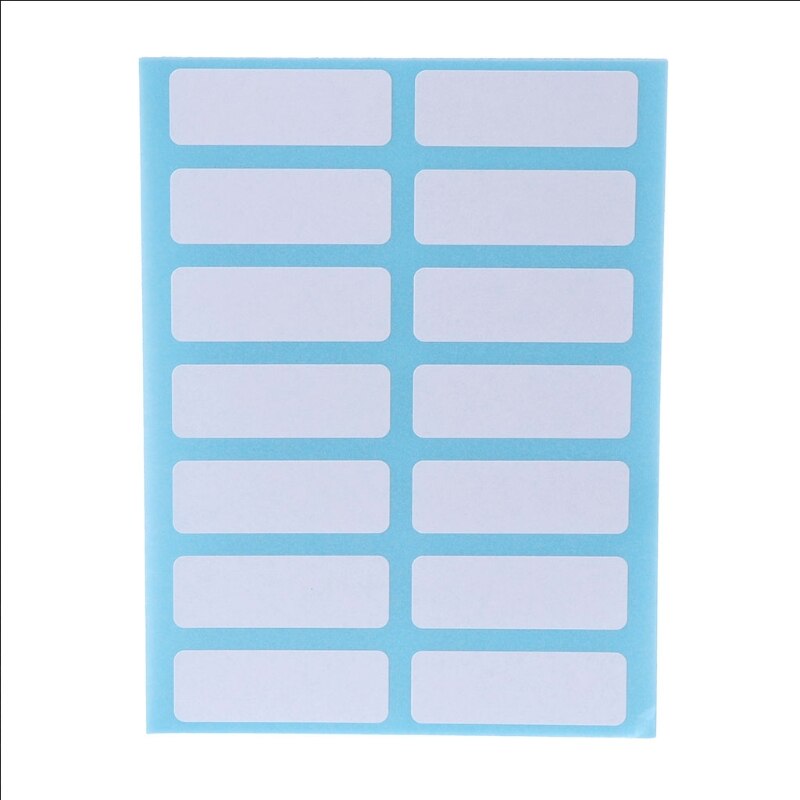 12 Sheet Self Adhesive Sticky White Label Lege Stickers Note Tags Craft: Default Title