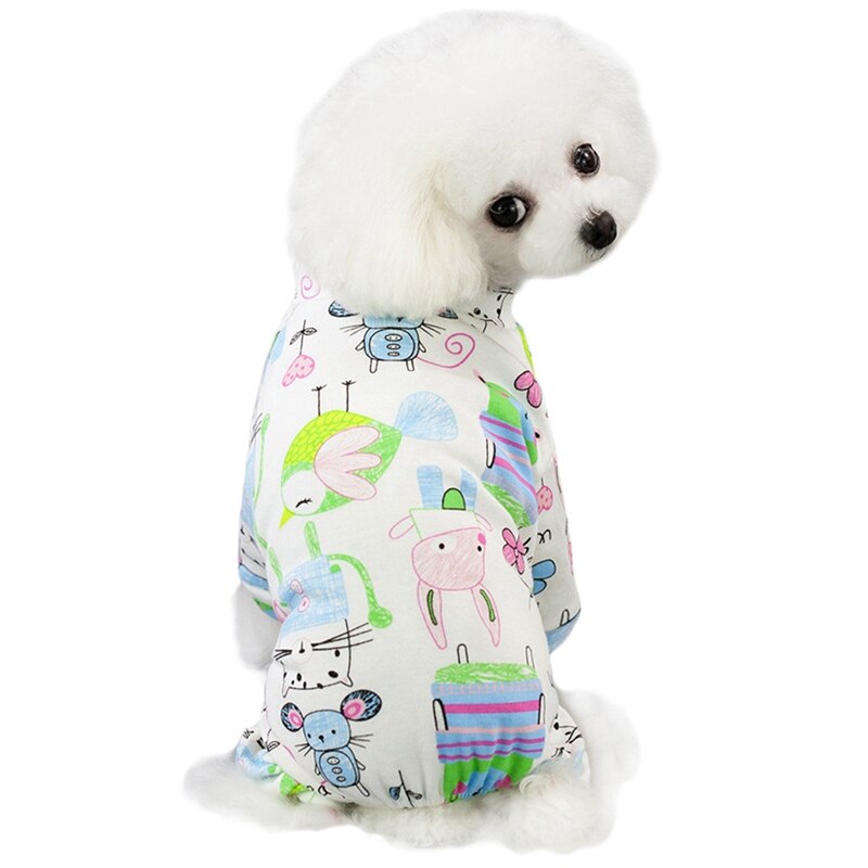 Pet Dog Jumpsuits Pet Pajamas Clothing For Dogs Rompers Cotton Pet Dog Clothes For Dogs Jacket Chihuahua Yorkshire hotPara Perro