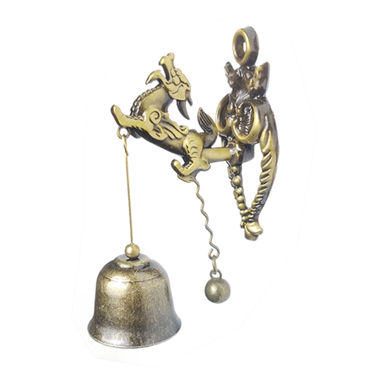Magnetic Retro Doorbell Wall Mount Animal Door Reminder Bell Home Ornament