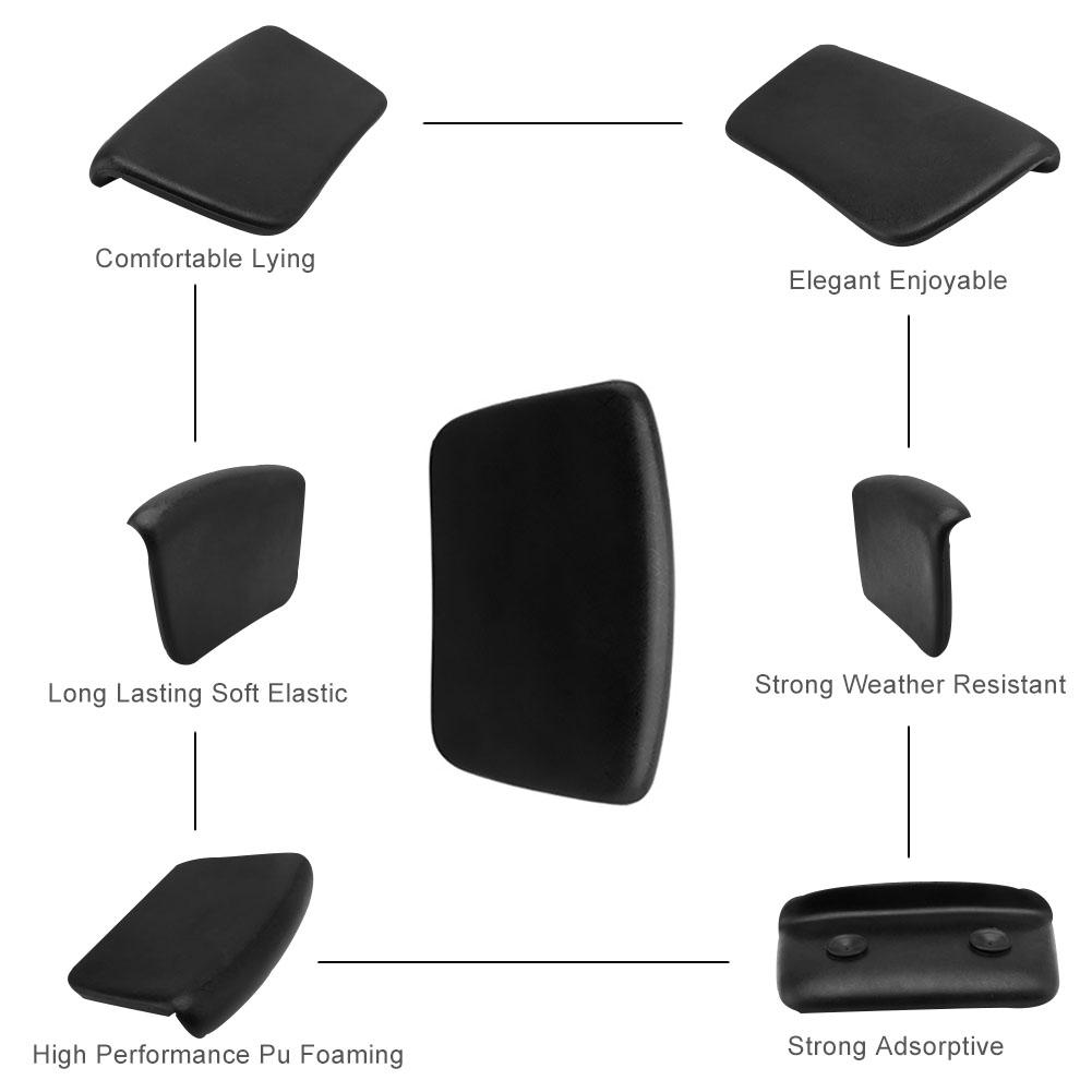 PU Badkamer Kussen Vierkante Ronde Kussen Niet Giftig Massage Bad Kussen Non Slip Adsorptief PU Hoofd Kussen Douche Benodigdheden