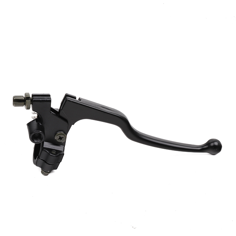 Levier d'embrayage de guidon en alliage d'aluminium noir, pour Pit Dirt Bike Pitbike moto ATV, câble de levier de frein et d'embrayage, soutien-gorge avant: Beige