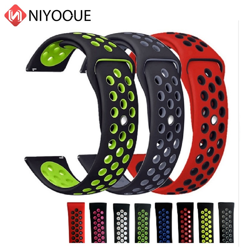 Silikonirannekehihna huami amazfit pace/stratos 2 2s/ samsung gear  s3 vyö xiaomi amazfit bip nuorisohihnalle