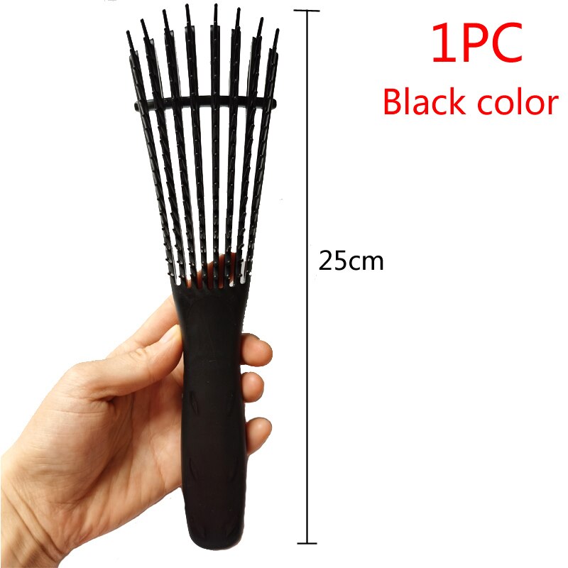 Scalp Detangling Massage Brush For Women Afro Natural Hair African 4C Kinky Curly Long Wavy Hair Scrub Styling Tool: 1pc BIg Black